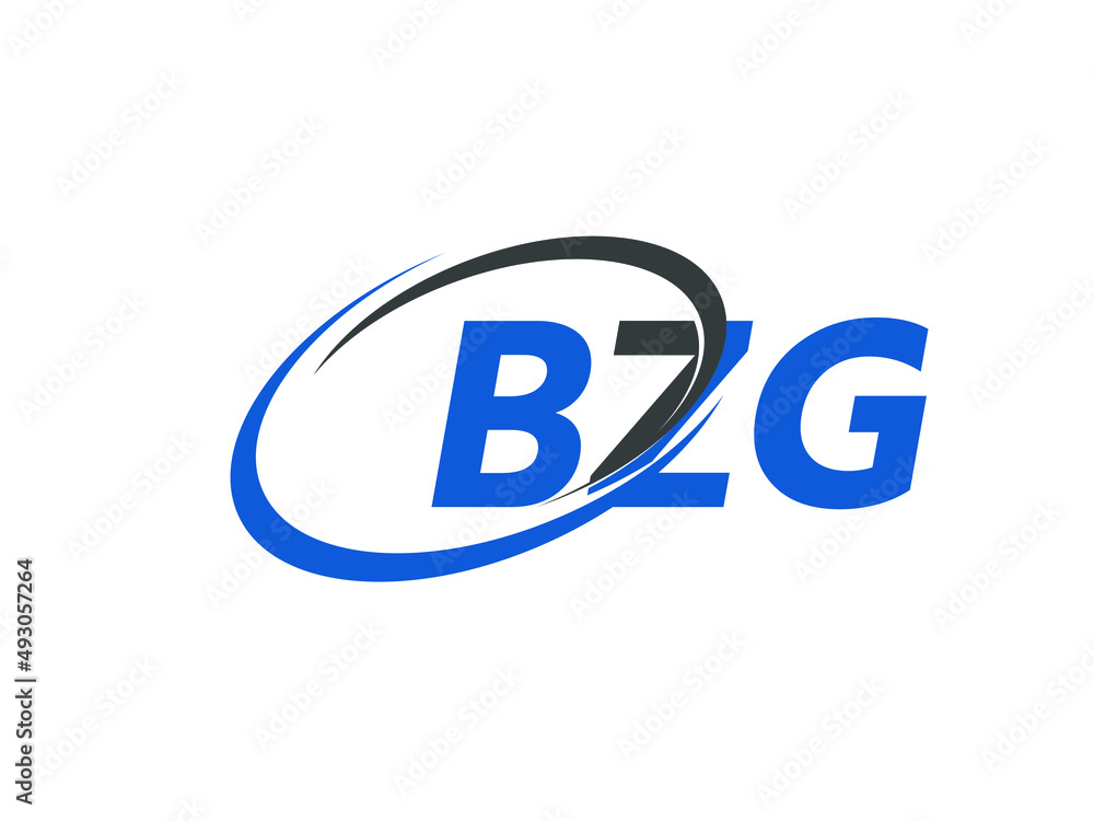 BZG letter creative modern elegant swoosh logo design BZG letter creative modern elegant swoosh logo design