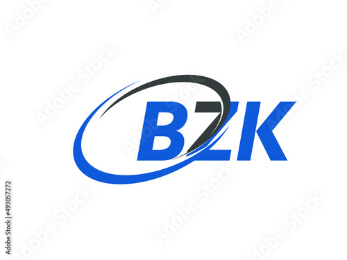 Free Download BZK letter creative modern elegant swoosh logo design - GFXLoad