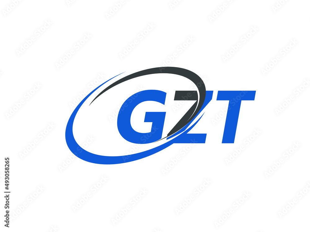 GZT letter creative modern elegant swoosh logo design GZT letter creative modern elegant swoosh logo design