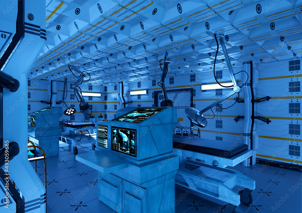 3D Rendering Science Fiction Laboratory 3D Rendering Science Fiction Laboratory