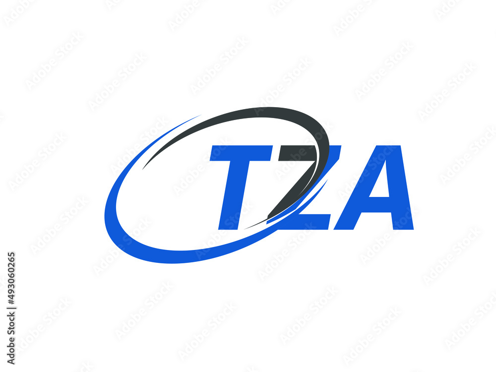 TZA letter creative modern elegant swoosh logo design TZA letter creative modern elegant swoosh logo design