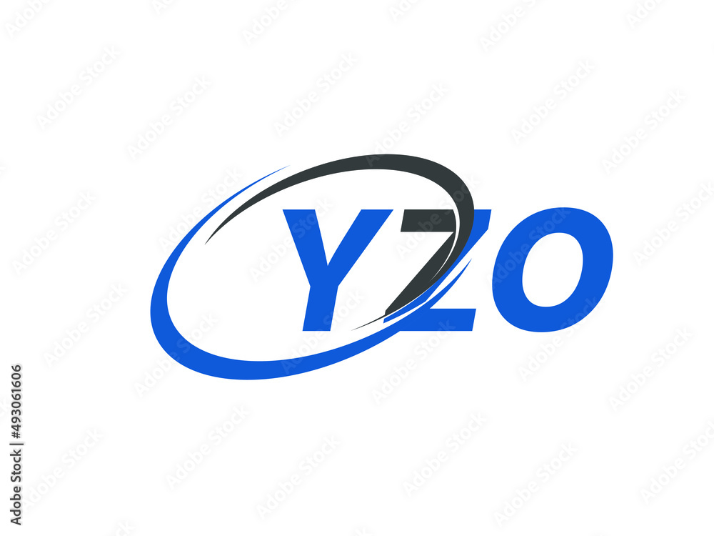 YZO letter creative modern elegant swoosh logo design YZO letter creative modern elegant swoosh logo design