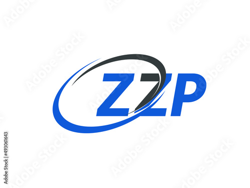 Free Download ZZP letter creative modern elegant swoosh logo design - GFXLoad