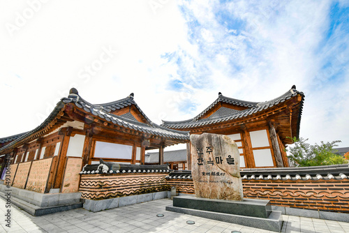 Jeonju Hanok Village in Jeonju, Jeollabuk-do, South Korea.