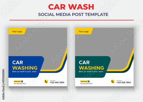 Car Wash Social Media Templates, Car sale Social Media