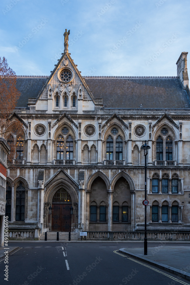 UK Royal Courts of Justice,  London