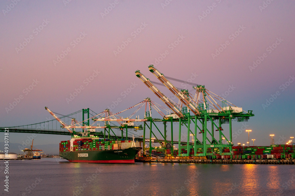 Obraz premium Shipping yard