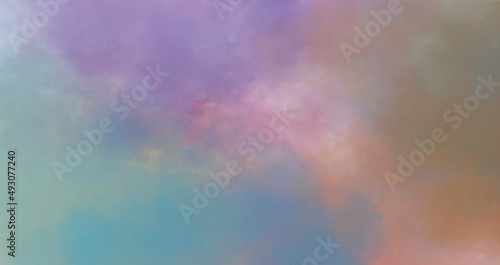 Beautiful stylist multi Colors Wrinkled Paper Texture in Light Pastel Gradient Abstract watercolor Background for colorful watercolor background for wallpaper, decoration and graphics design.