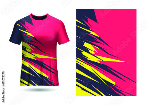 Jersey Sport abstract texture design for racing gaming motocross cycling Vector