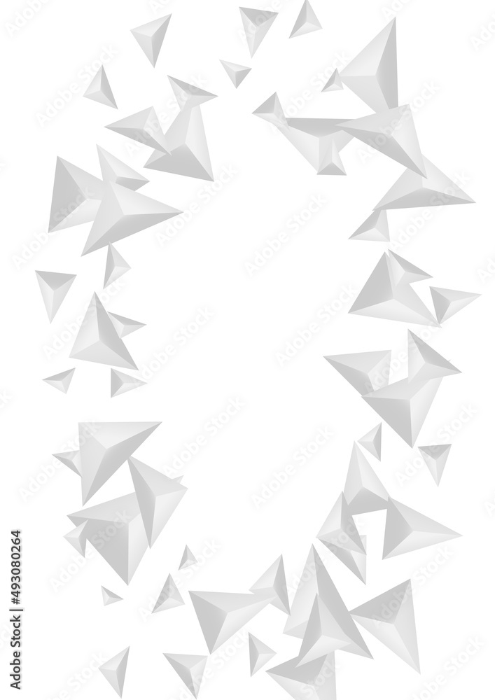 Grizzly Triangular Background White Vector. Shard Volume Banner. Greyscale Paper Card. Triangle Blank. Gray Element Design. Grizzly Triangular Background White Vector. Shard Volume Banner. Greyscale Paper Card. Triangle Blank. Gray Element Design.