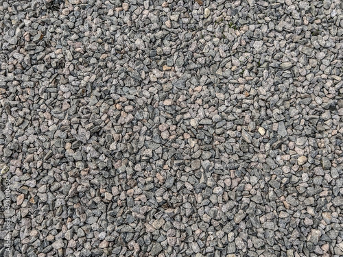 Decorative gravel - texture, background. outdoor