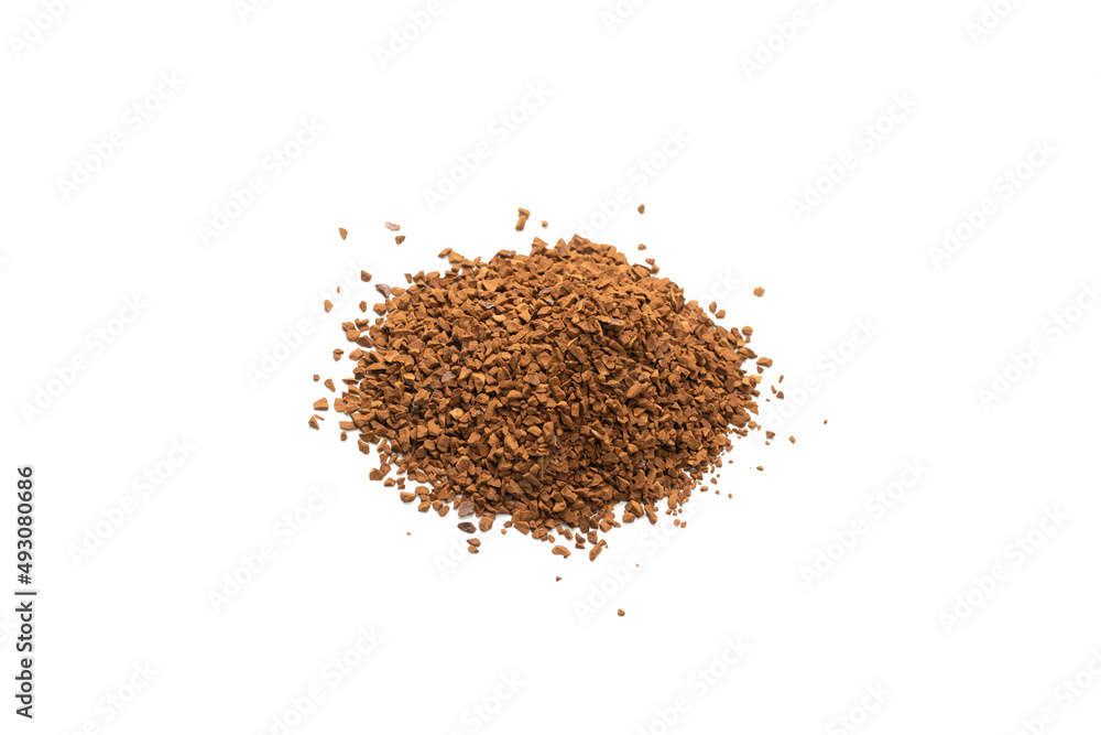 Instant coffee isolated on white background. Instant coffee isolated on white background.