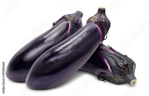 Wallpaper Mural なす 茄子 イラスト リアル セット Torontodigital.ca