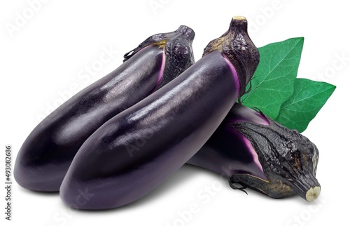 Wallpaper Mural なす 茄子 イラスト リアル セット Torontodigital.ca