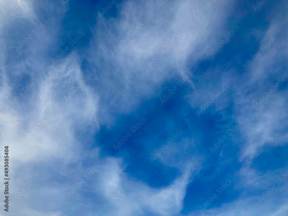 Obraz premium blue sky with clouds background