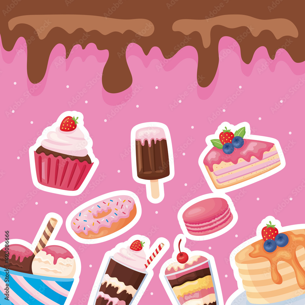 sweet desserts with chocolate sweet desserts with chocolate