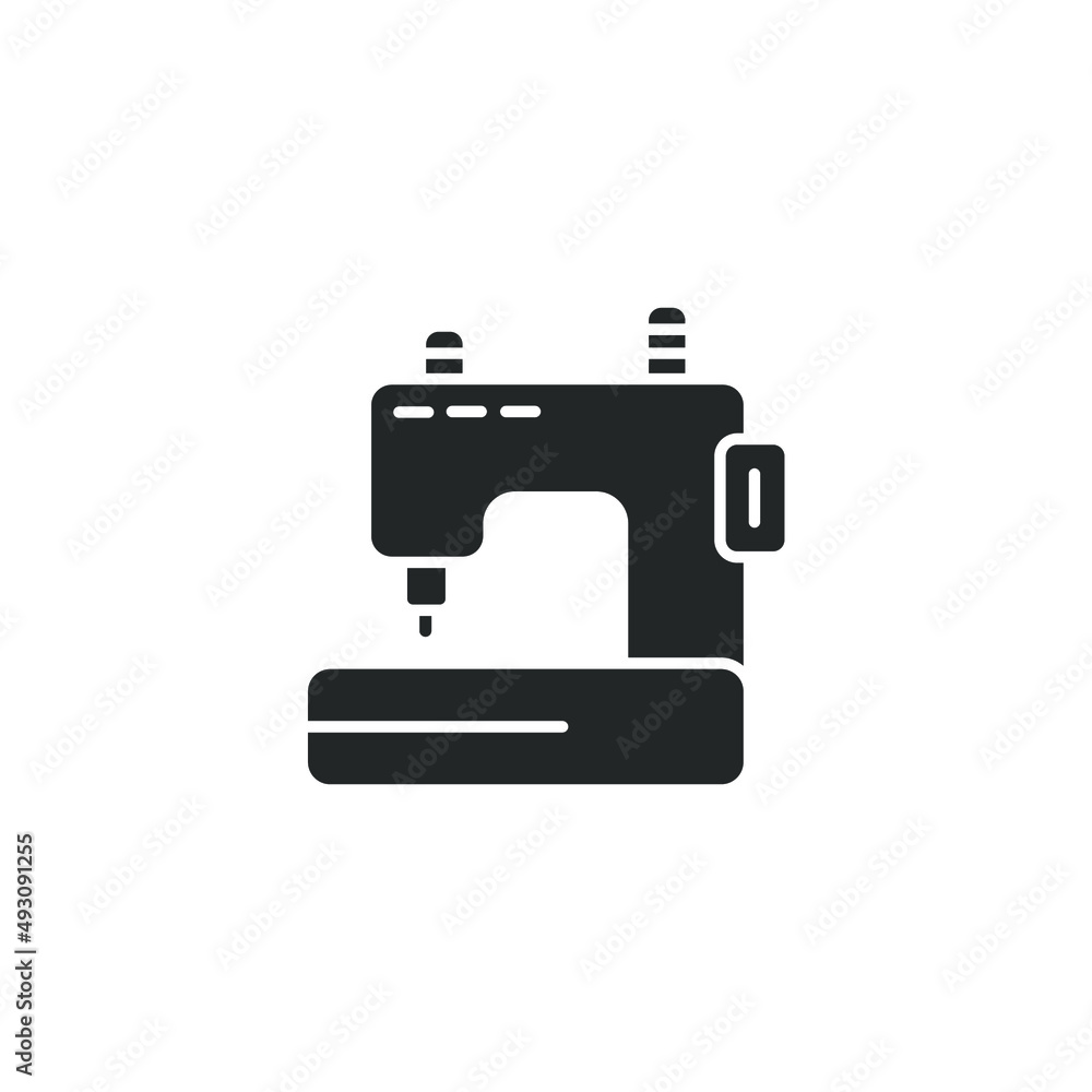 sewing machines icons  symbol vector elements for infographic web