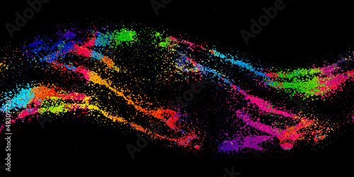 Bright abstract image in a ...