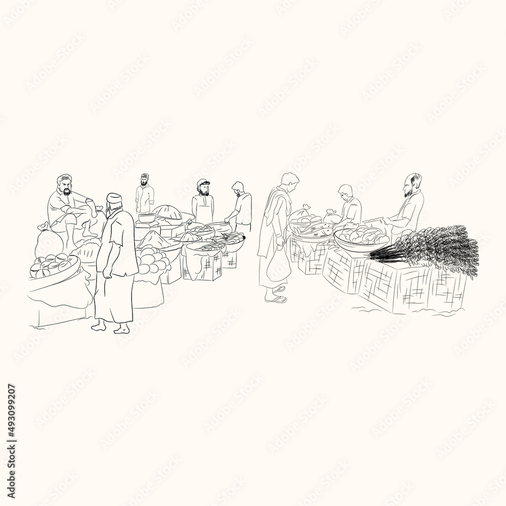 Obraz premium Abstract Line arts design