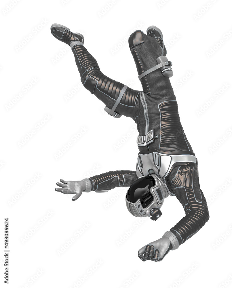 astronaut explorer is falling down after been beaten astronaut explorer is falling down after been beaten