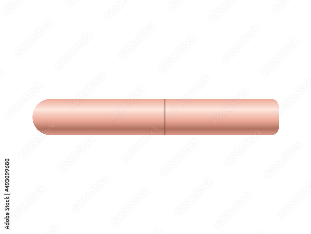 Makeup cosmetic package. Isolated beauty product and facial decorative cosmetic tool. Blank template of container for concealer Makeup cosmetic package. Isolated beauty product and facial decorative cosmetic tool. Blank template of container for concealer