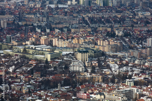 Brasov, Romania, from above © Ion