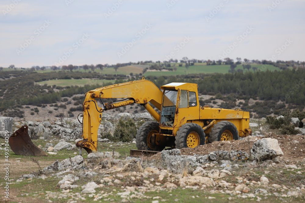 Obraz premium bulldozer at work