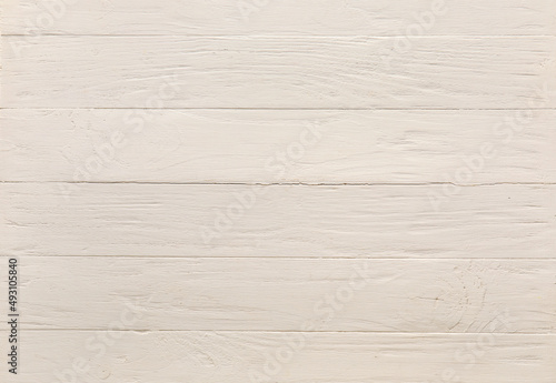 Fototapeta Naklejka Na Ścianę i Meble -  View of white wooden texture, top view