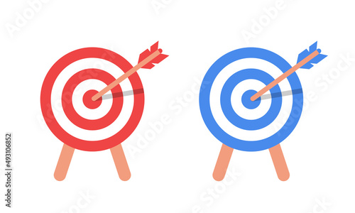 Fotografija Target and arrow in the center