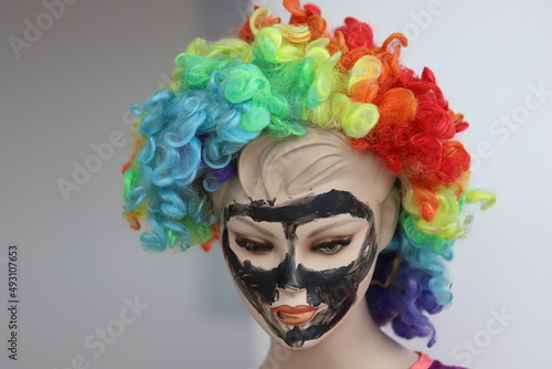 portrait of a clown