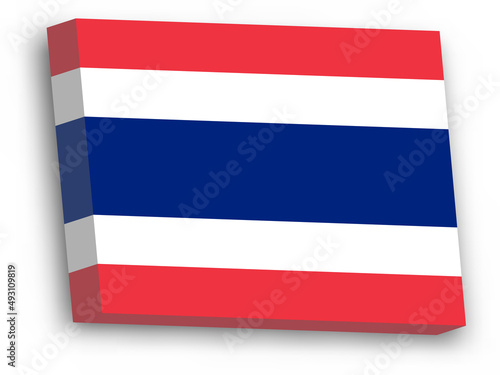 Free Download 3D vector flag of Thailand - GFXLoad