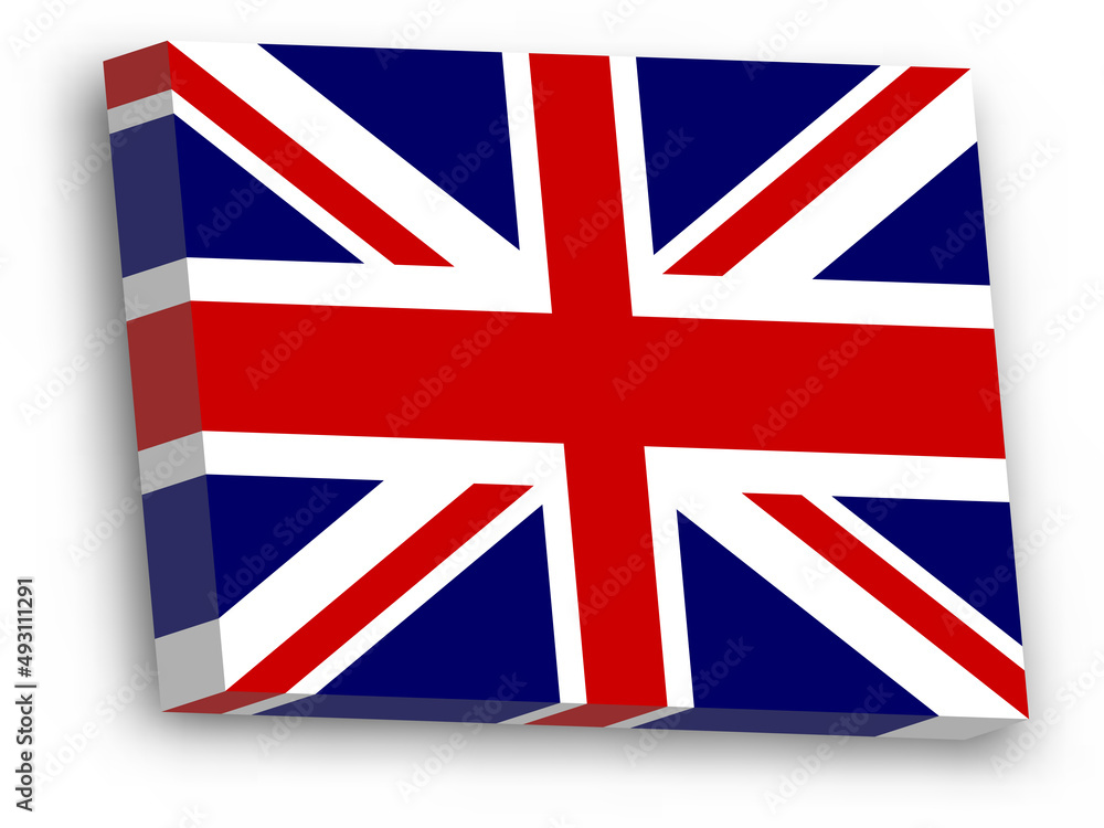 3D vector flag of United Kingdom 3D vector flag of United Kingdom
