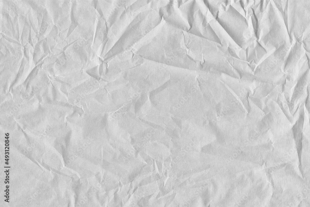 Naklejka premium white crumpled paper texture