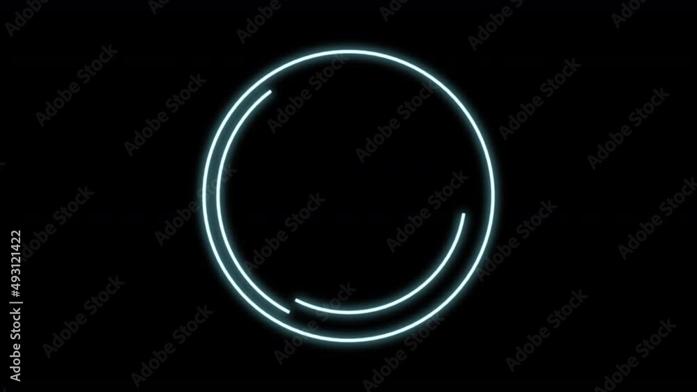 2D Arc Lines Blinking Blue VJ Loop Animation 02 2D Arc Lines Blinking Blue VJ Loop Animation 02
