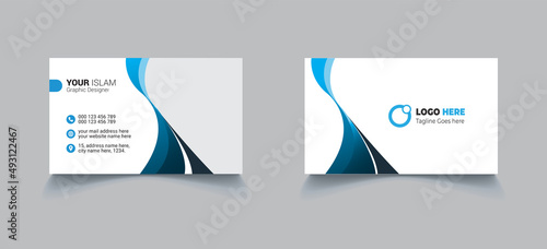 Corporate business card design template