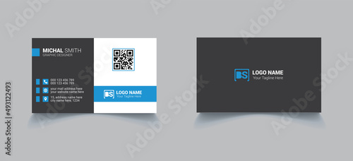 Corporate business card design template