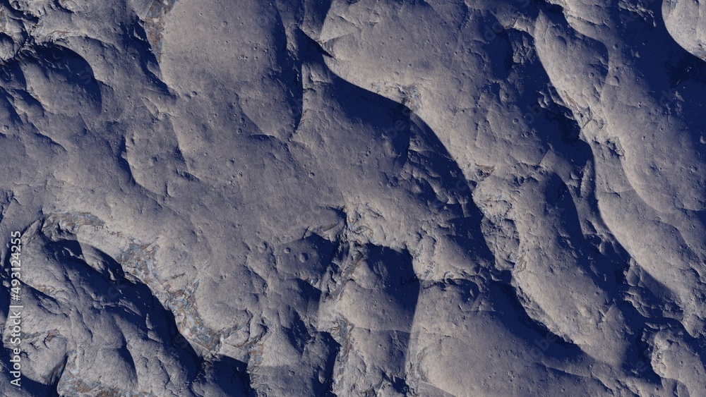 Fototapeta premium abstract aerial view, abstract cosmic texture, top view of alien planet 3d render