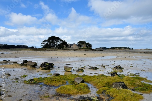 Beautiful seascape in Brittany-France photo