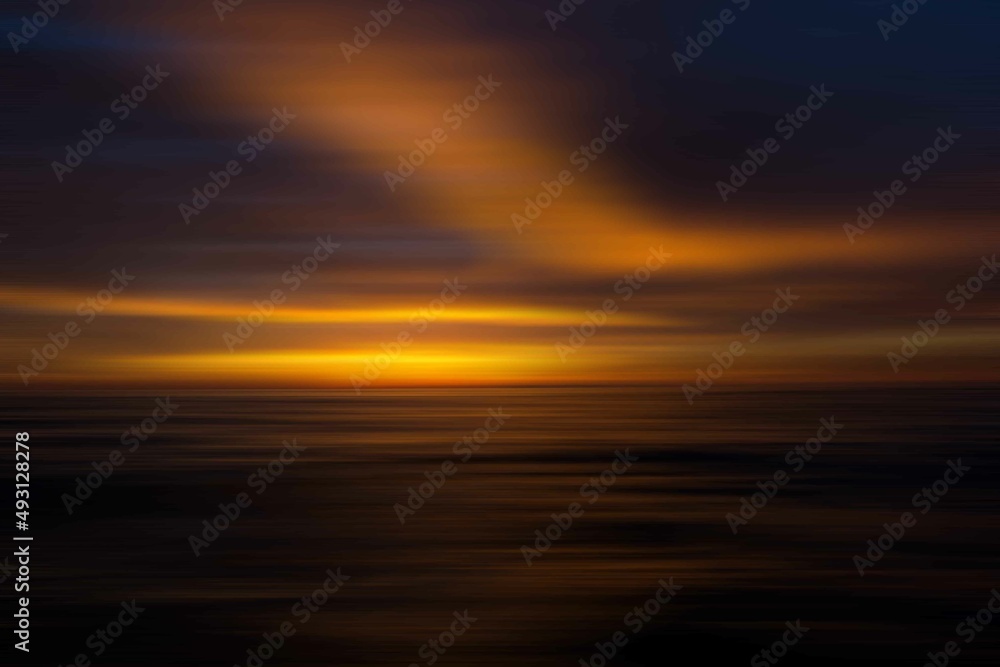 Obraz premium sunset blur