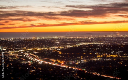 san diego california at sunset