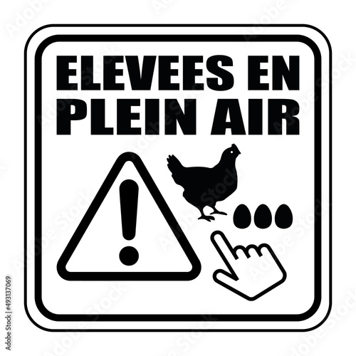 Logo élevées en plein air.