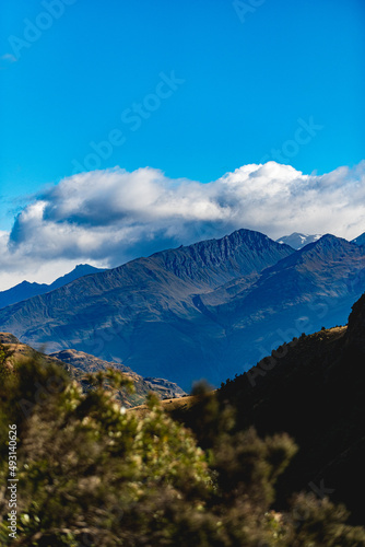 Mountain scenery in New Zealand