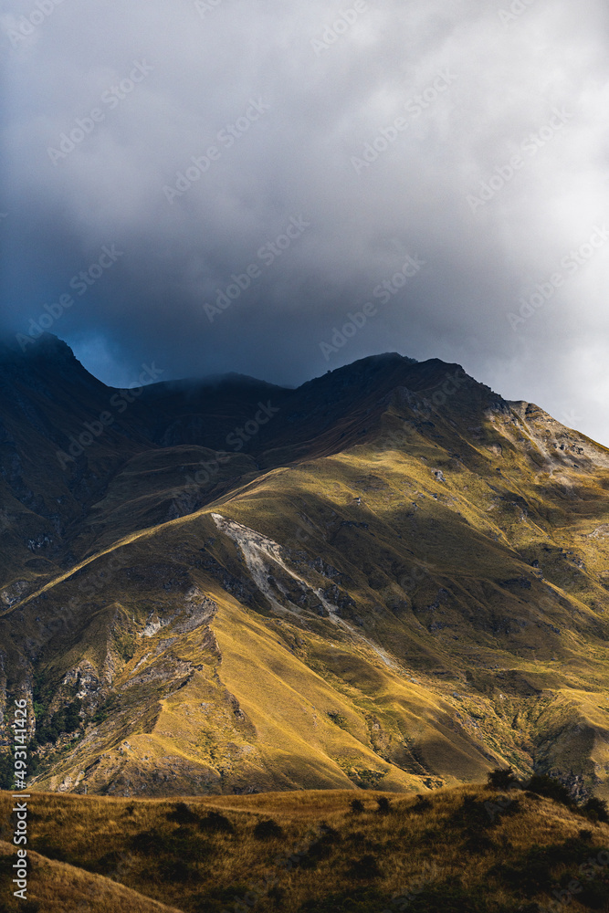 Mountain scenery in New Zealand
