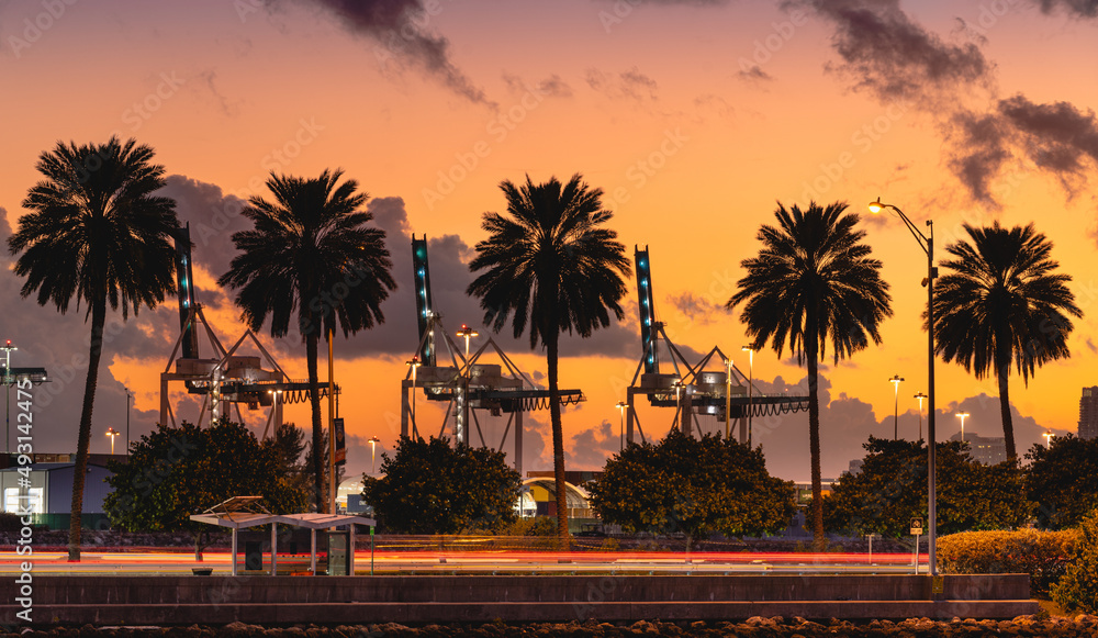 Obraz premium Miami Sunset