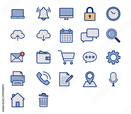 Web icon set