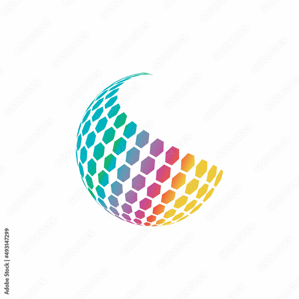 3D digital globe logo design. icon vector illustration. This logo is suitable for global company world technologies and media and publicity agencies 3D digital globe logo design. icon vector illustration. This logo is suitable for global company world technologies and media and publicity agencies