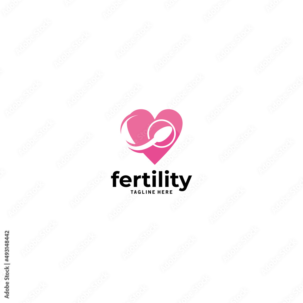 Fertility logo icon vector isolated concept