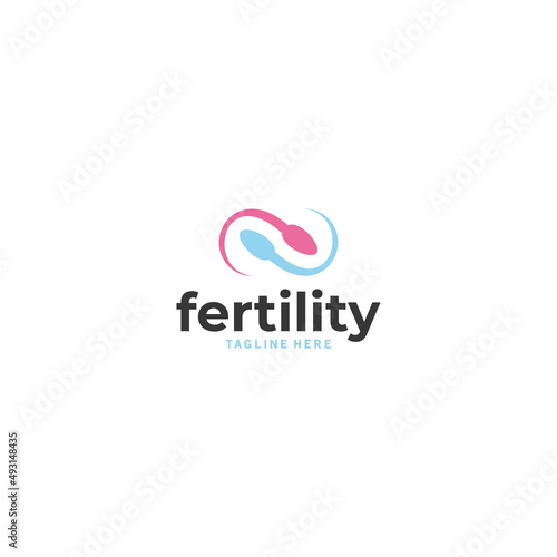 Fertility logo icon vector isolated concept