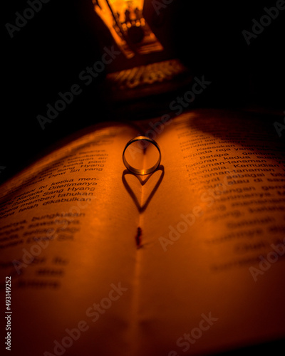 heart shaped book