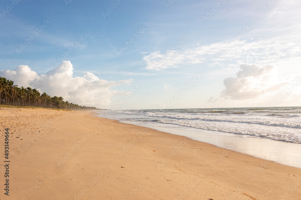 Praia em Imbassai Bahia Brasil